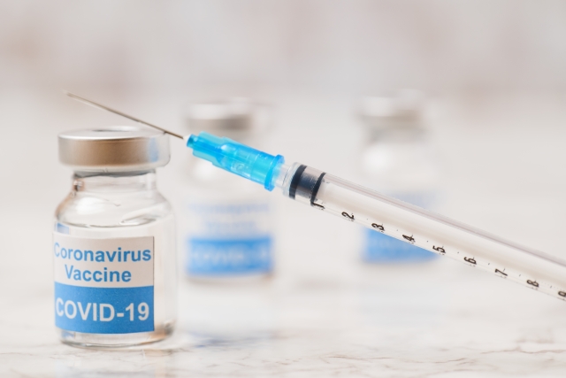新型コロナウィルス　ワクチンのイメージ