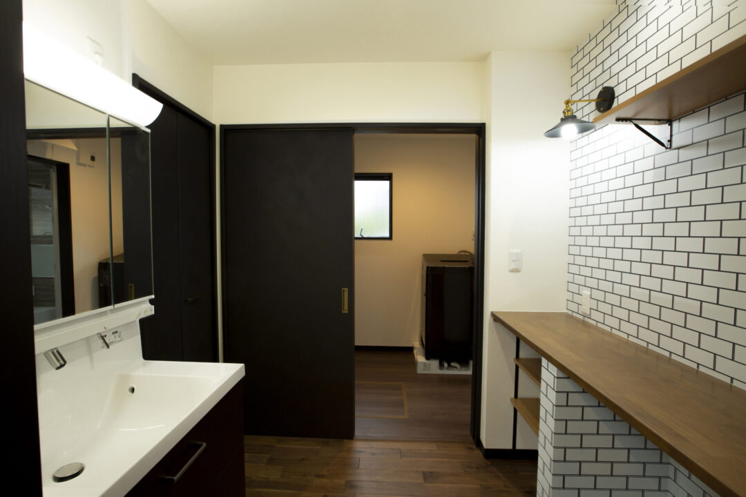 茨城県で建てた「かっこいい洗面スペースのある注文住宅」Vol.2｜家 