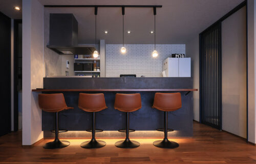 ビルトインガレージの家