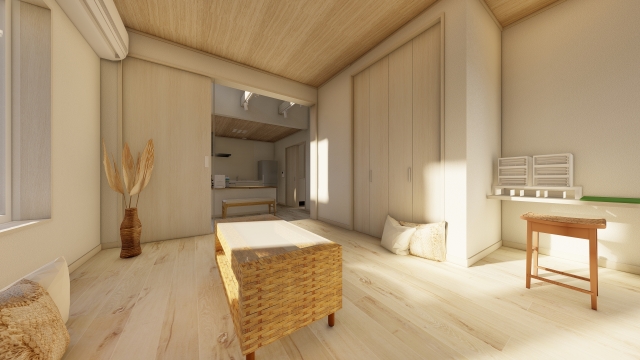 自由設計住宅の内観のイメージ