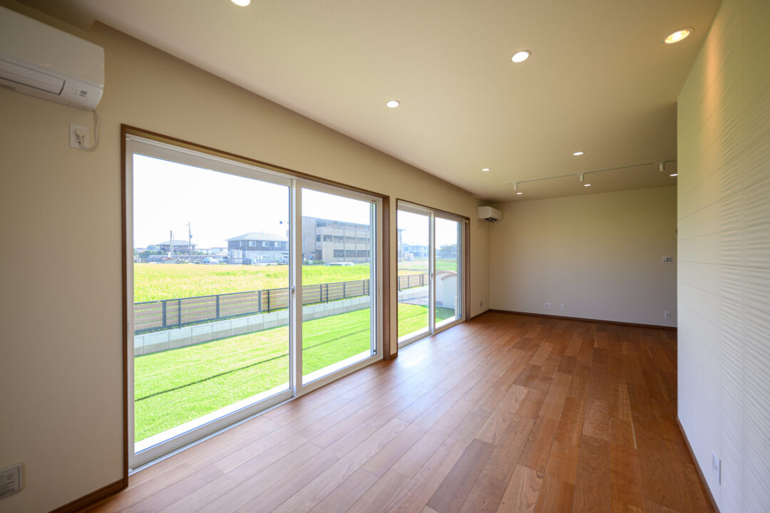 広々としたリビング窓のイメージ