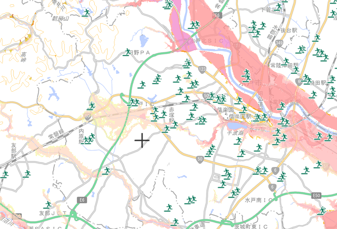 ハザードマップのイメージ