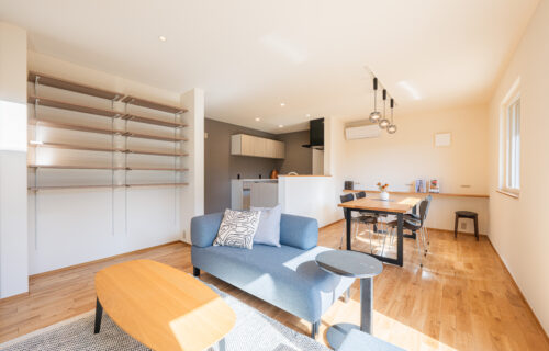 複数動線でストレスのない家