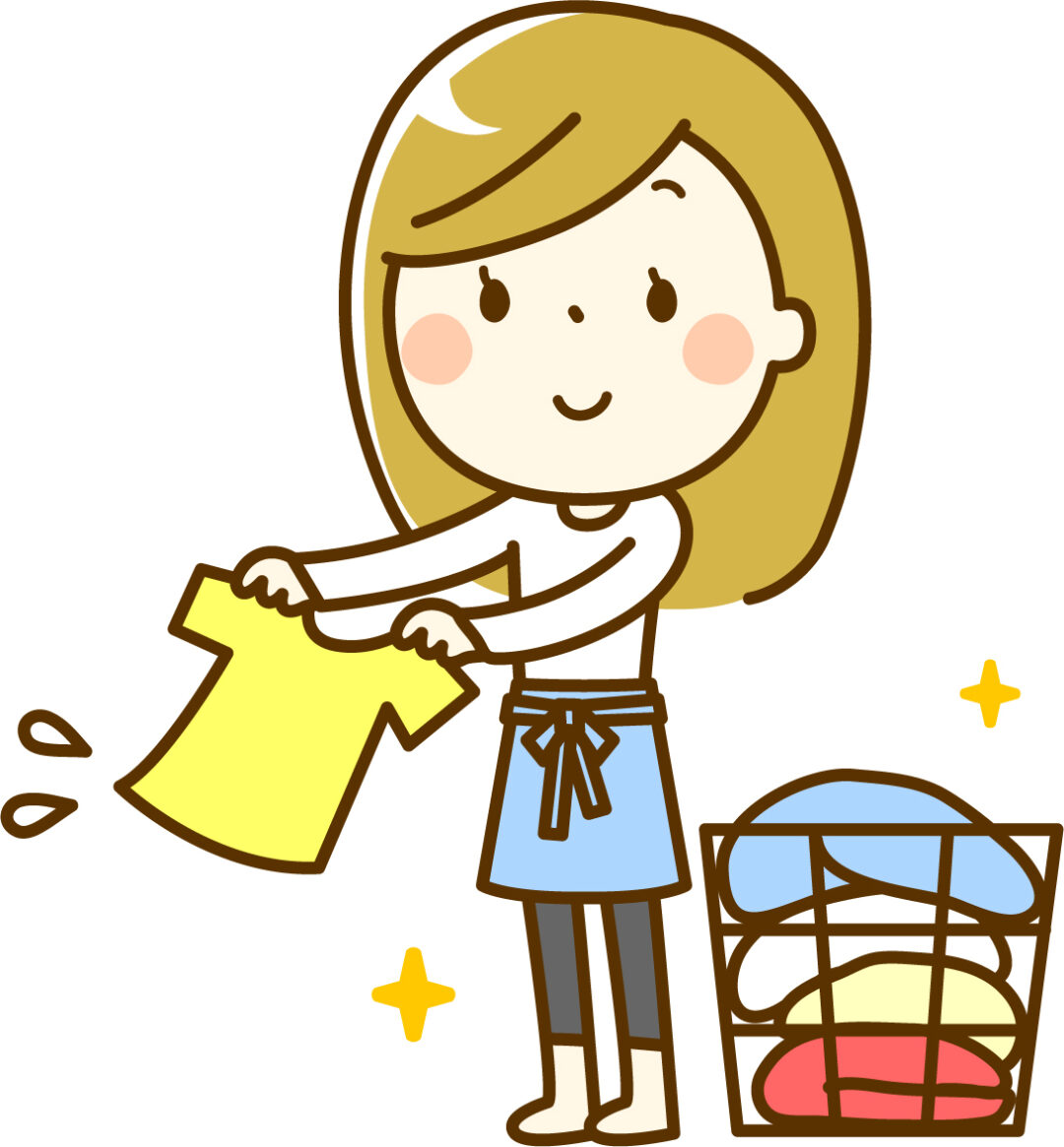 洗濯をする女性のイメージ