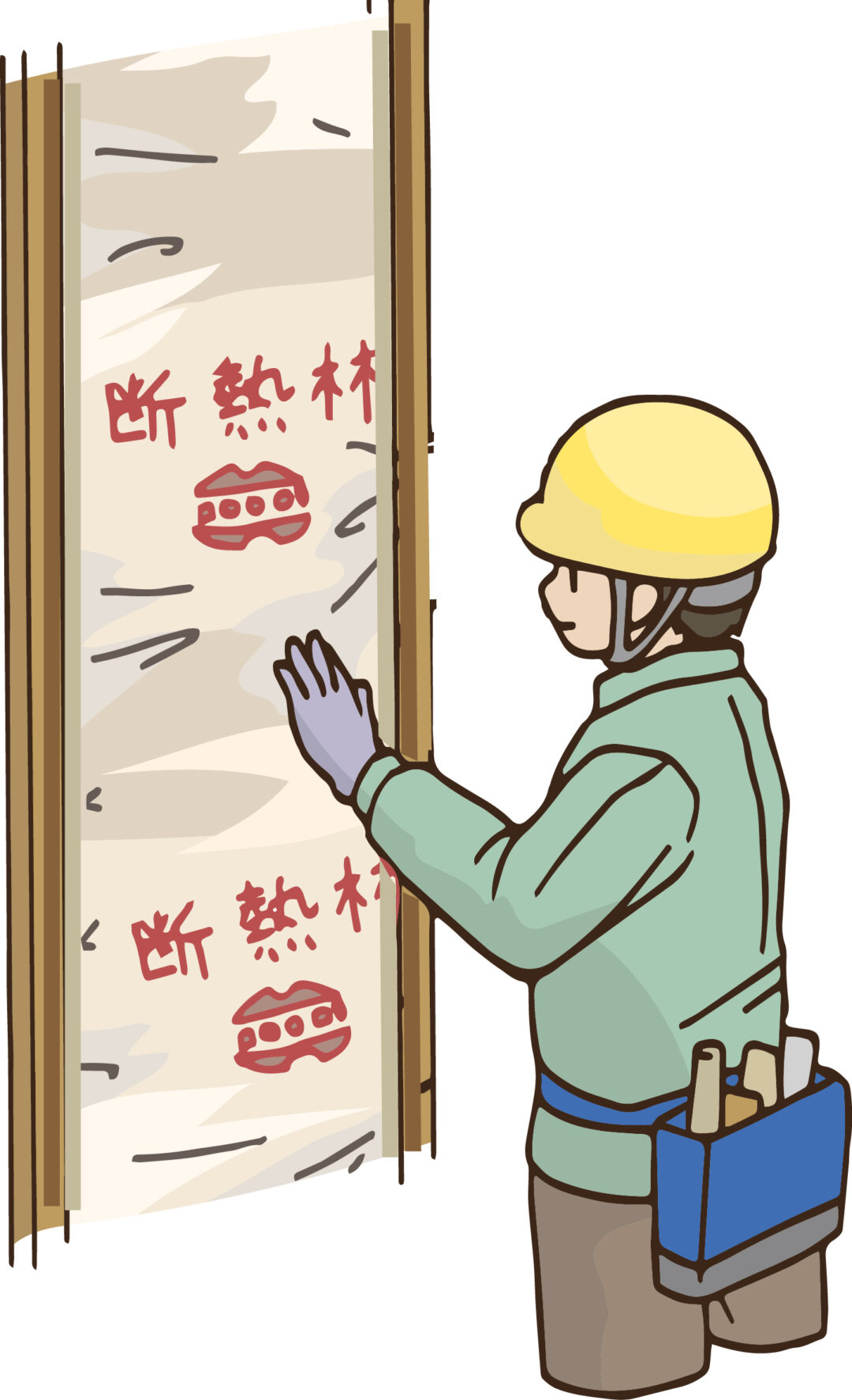 工務店スタッフが工事を行うイメージ