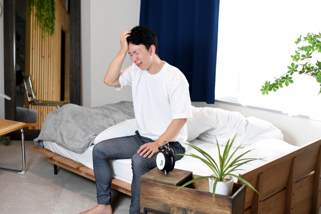 体調が悪い人のイメージ