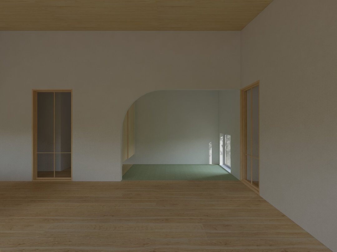 完成見学会　二階建て　つくば市